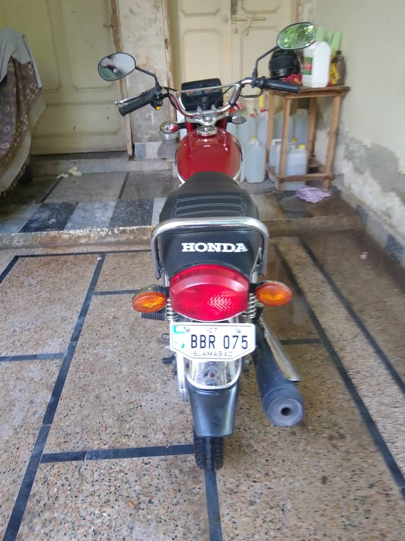 Honda CG 125 ISLAMABAD NUM (MODEL2020) 25000km DRIVEN CALL-03127566633 1