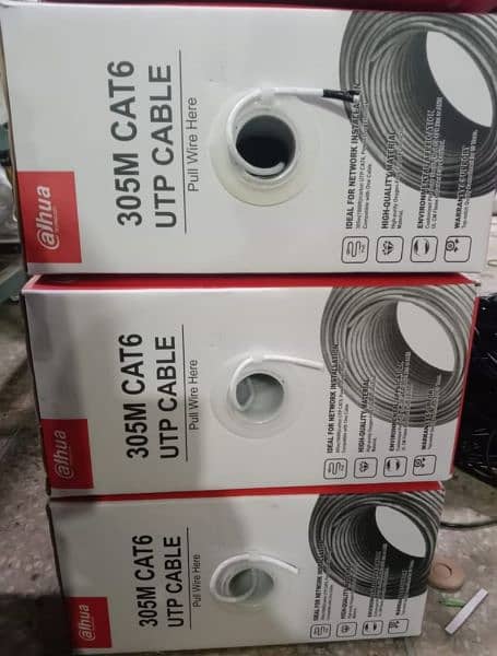 Dahua cat6 network cable utp pure copper 0