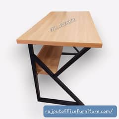 Computer and Study Table with Metal Base | Rajput office furniture