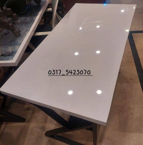 Computer and Study Table with Metal Base | Rajput office furniture 8