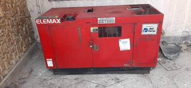 Elemax 20 kva generator, made in Japan