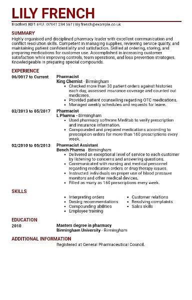 URGENT AND PROFESSIONAL CV MAKER 8