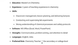 Experienced Chemistry Tutor with 2 year.