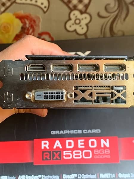 XFX RX580 8gb Card with BOX 2