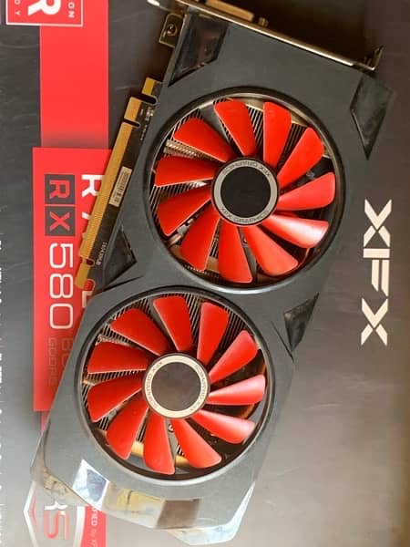 XFX RX580 8gb Card with BOX 11