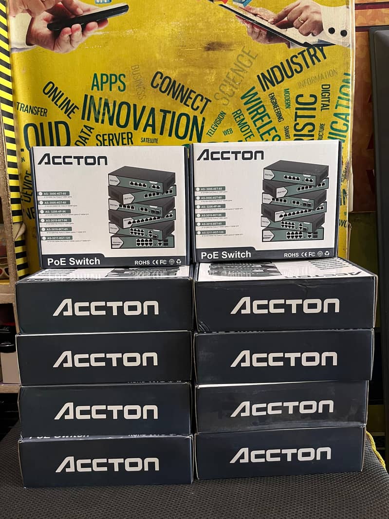 Accton 4 & 8 Ports POE Switches 3