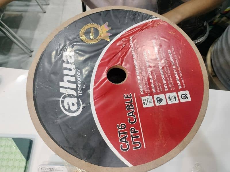 Dahua cat6 china copper 300yard roll 0