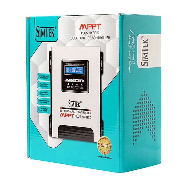 Simtek 70A MPPT with DC load and Settings 2024 Model 120V PV 4