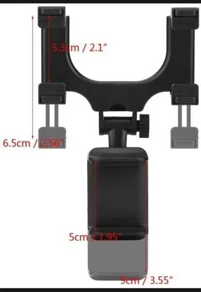 Car Back View Mirror Mobile Phone Holder 5