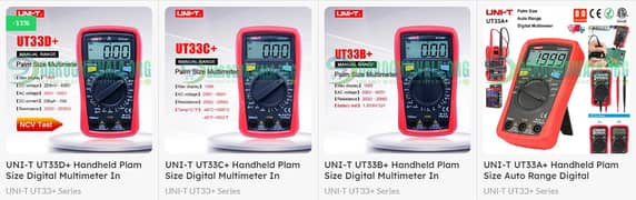 UNI-T UT33+ Series Digital Multimeter With Best Price In Pakistan