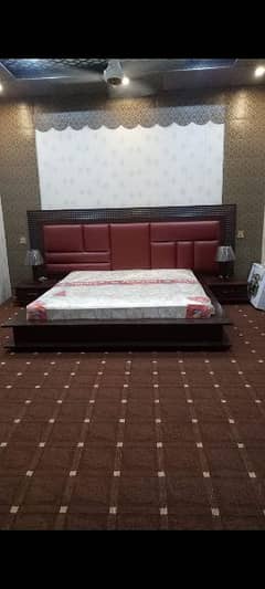 very beautiful wooden bed for sale