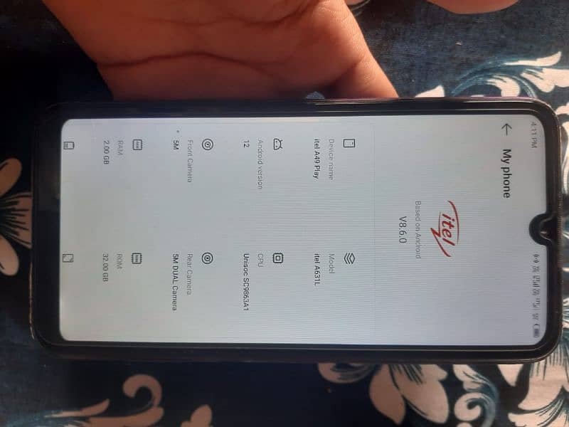 Itel A49 play 2gb 32gb PTA Approved good condition 2