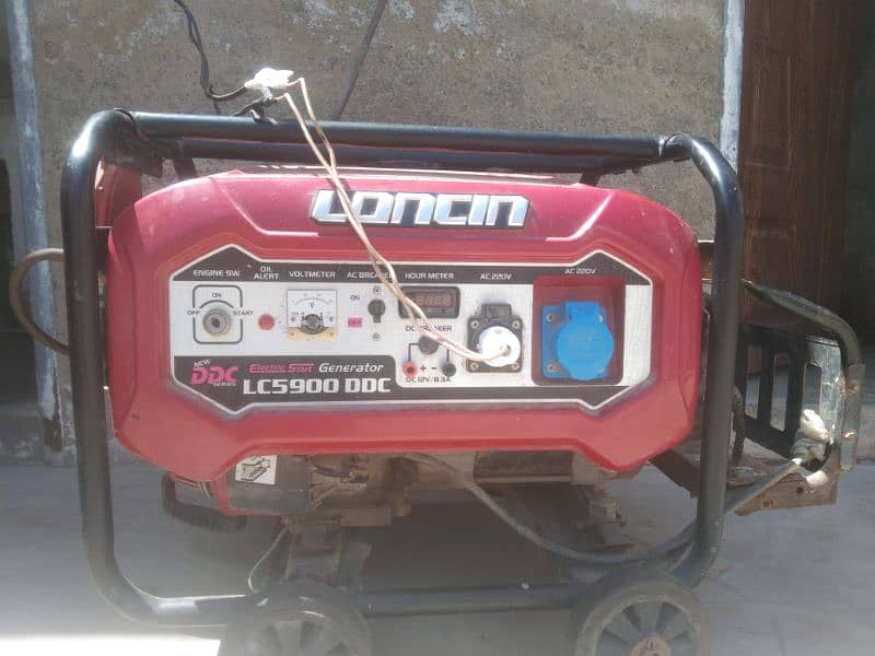 for arget sal genrater company loncin and 3.5 kv ok condition no fault 0