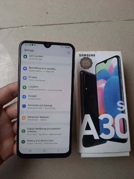 Samsung A30s Amoled Display Full Box Indisplay fingerprint 3