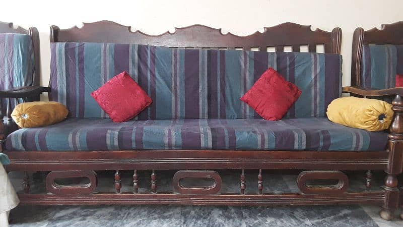 wooden sofa 0