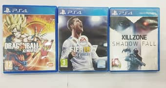 DragonBall + Fifa 18 + KillZone Shadow Fall 0