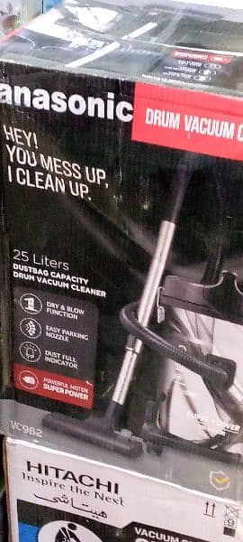 PANASONIC Extremely Powerful Drum Vacuum Cleaner - 25L Dust Capacity 0