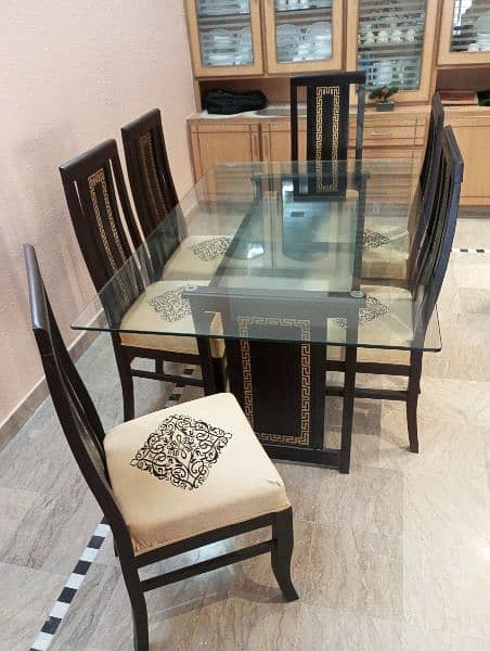 Dinning table set with 6 chairs 5