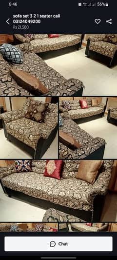 sofa set 3 2 1 seater call 03124049200 0