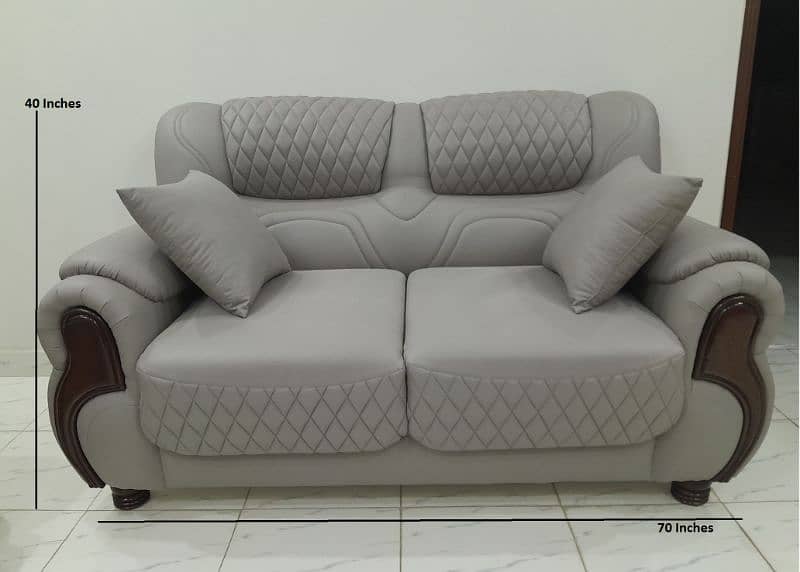 New 7 seater leather sofa set 2