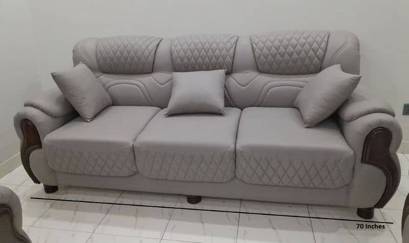 New 7 seater leather sofa set 4