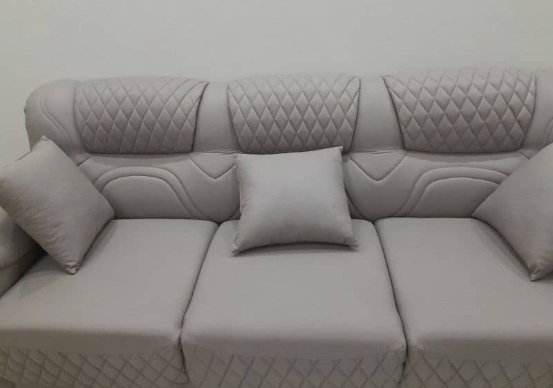 New 7 seater leather sofa set 6