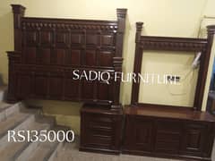 New Wooden Bed Set/King Size Furniture/Solid Wood/Bed Set/Wood Design