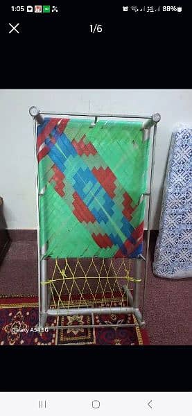 Kids Iron Chaarpaai/ Bed with Mattress 5