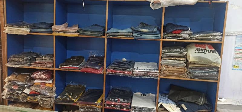 garments shop furniture used but in new condition for sale 2