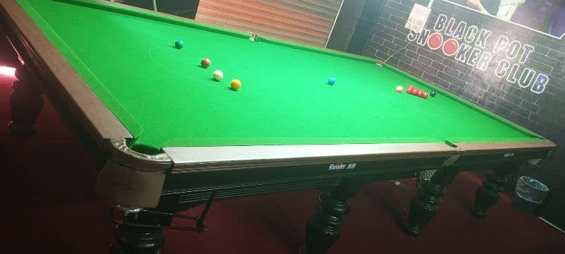 Snooker Table 6*12 Shender Steel cushion 1