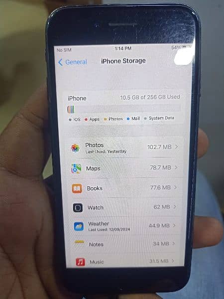 iphone 7 256 GB pta official approved 11