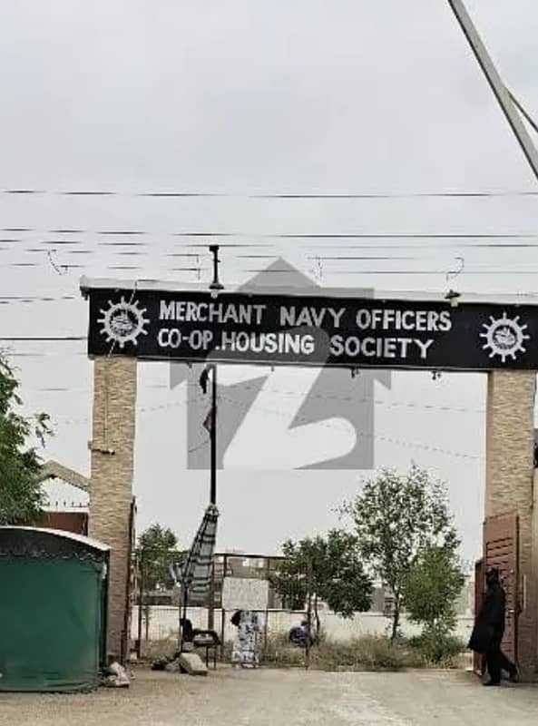 600 Yard Residential Plot For Sale in Marchant Navy Officer Society Sector 16-A Scheme 33 Karachi Secure plan with complete boundary wall. 6