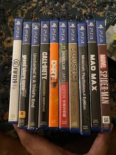 PS4 Games Used