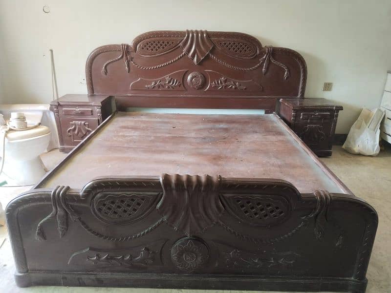 Double bed with matress 2