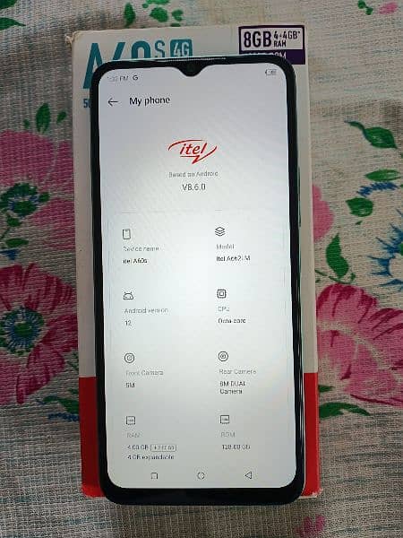 itel A60s 6