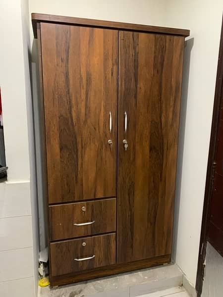 2 door wardrobe (almari) 1