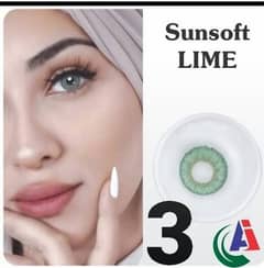 contact lenses lime green