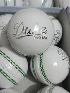 2 pice white (Duke) ball.