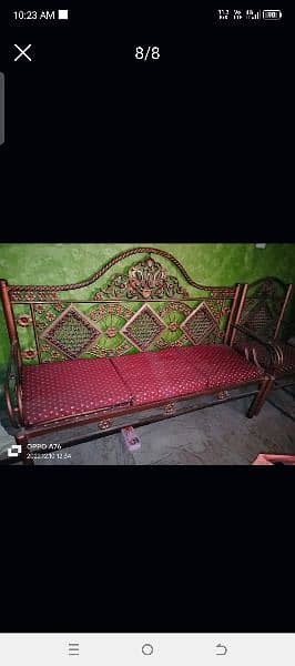 Good condition 5 seater sofa set with table 1