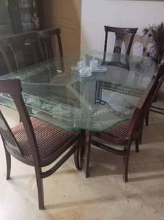 Dinning Table with 6 chairs