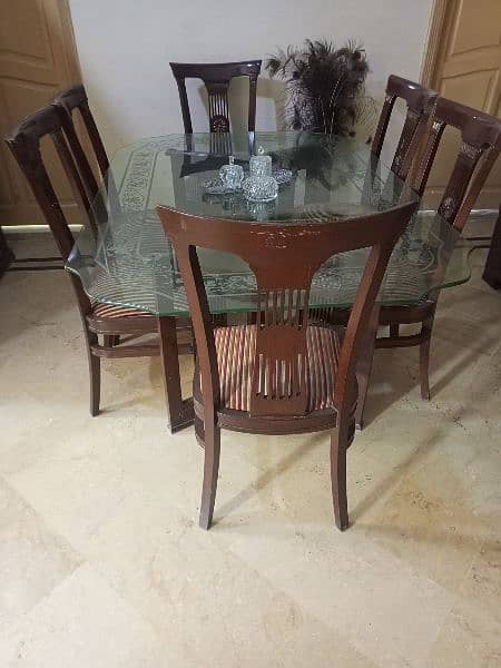 Dinning Table with 6 chairs 6