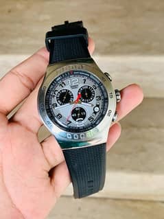 Swatch Swiss Made Chronograph Watch 47mm Dial Size