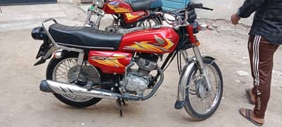 Honda cg125 2021 model red