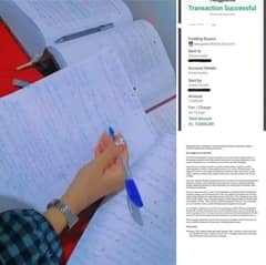 Handwritten Assignment Content Writing And Typing Work Available