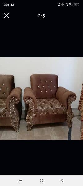 sofa set almost new order pr bny huye hy excellent condition 3