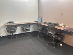 2 Furnished Office Rooms for Rent - Main Station