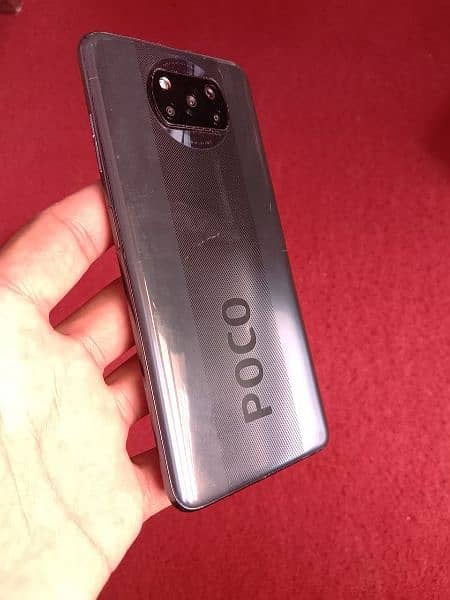 Poco X3 pro mobile with box and charger 1