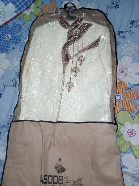 Sherwani for sale with qulla and khussa. 1