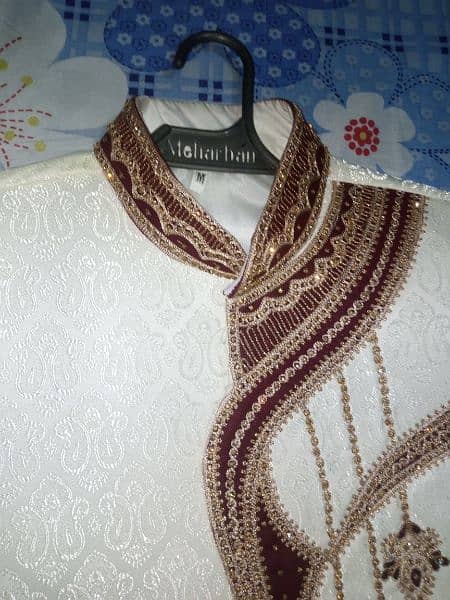 Sherwani for sale with qulla and khussa. 2