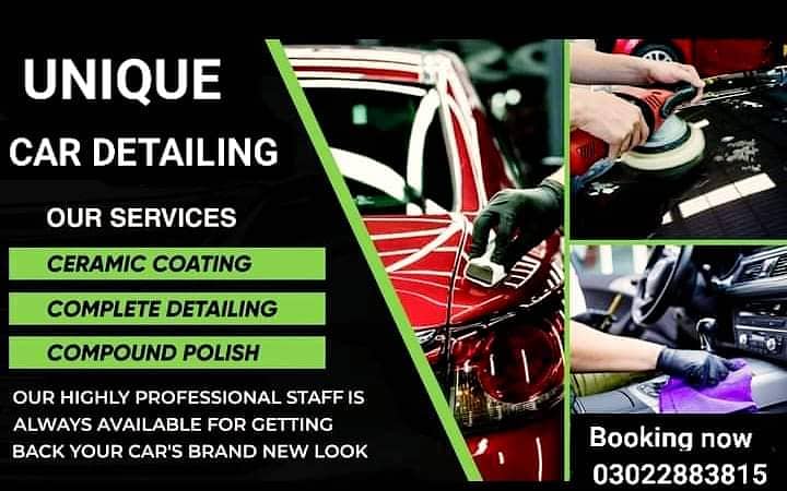 Premium Car Detailing with Ceramic Coating & PPF in Lahore 0